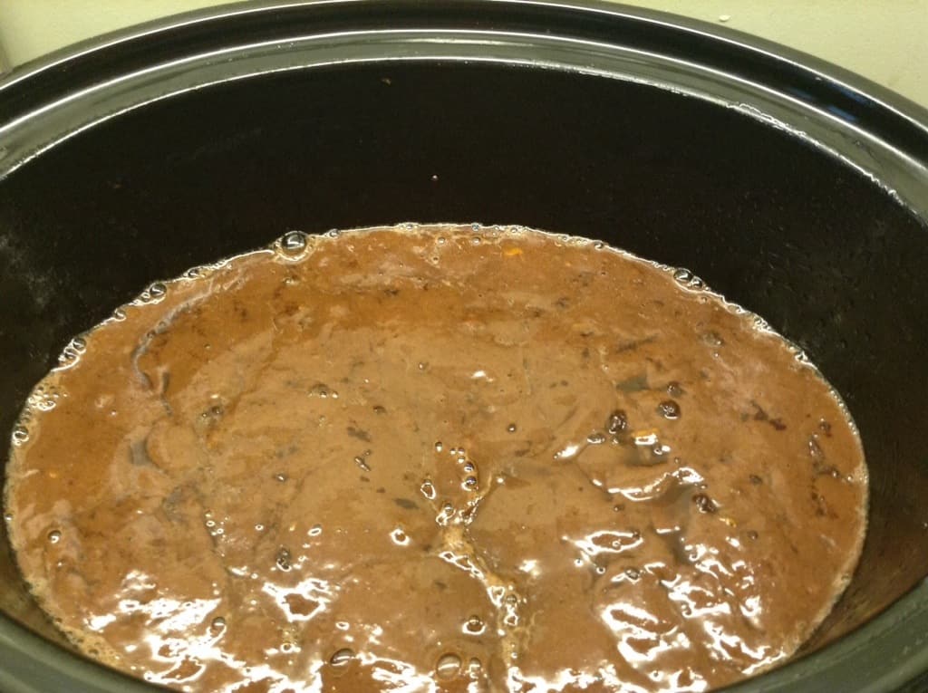 Slow Cooker Self-saucing Chocolate Orange Pudding