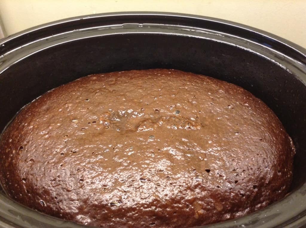 Slow Cooker Self-saucing Chocolate Orange Pudding