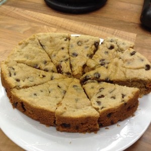 Slow Cooker Choc Chip and Sultana Giant Cookie by BakingQueen74