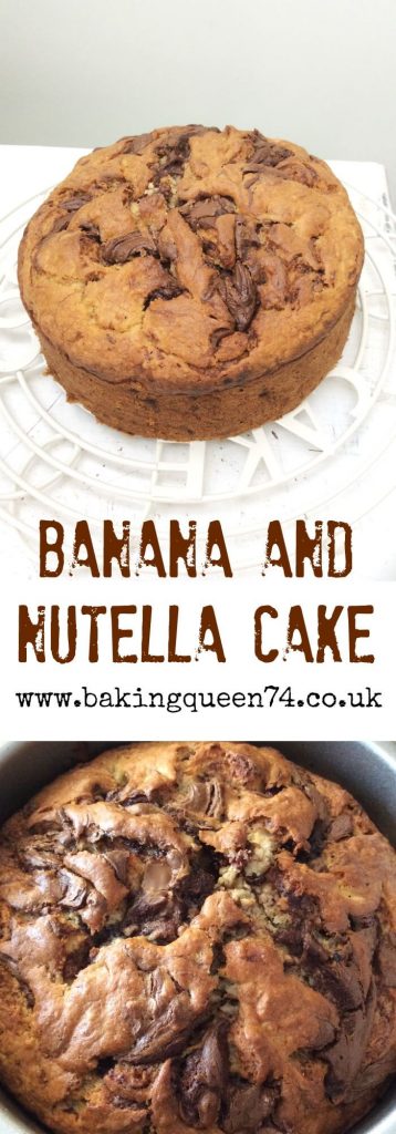 Banana and Nutella Cake