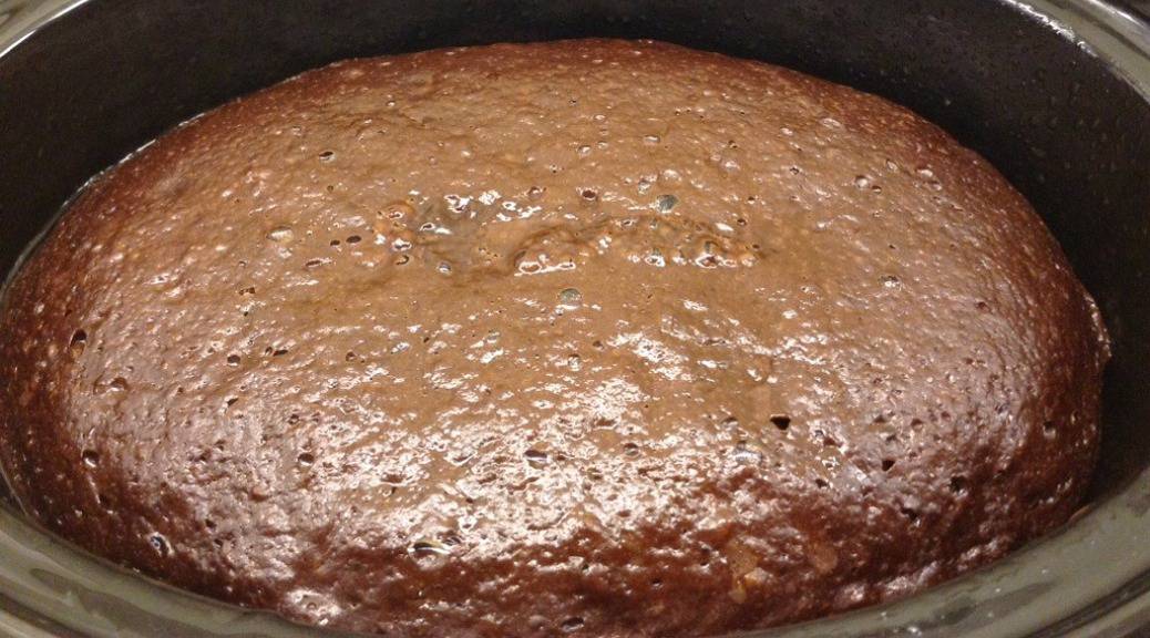 Slow Cooker Self-saucing Chocolate Orange Pudding