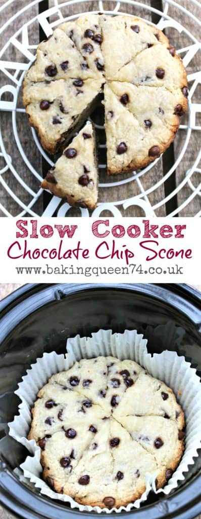 Slow Cooker Chocolate Chip Scones