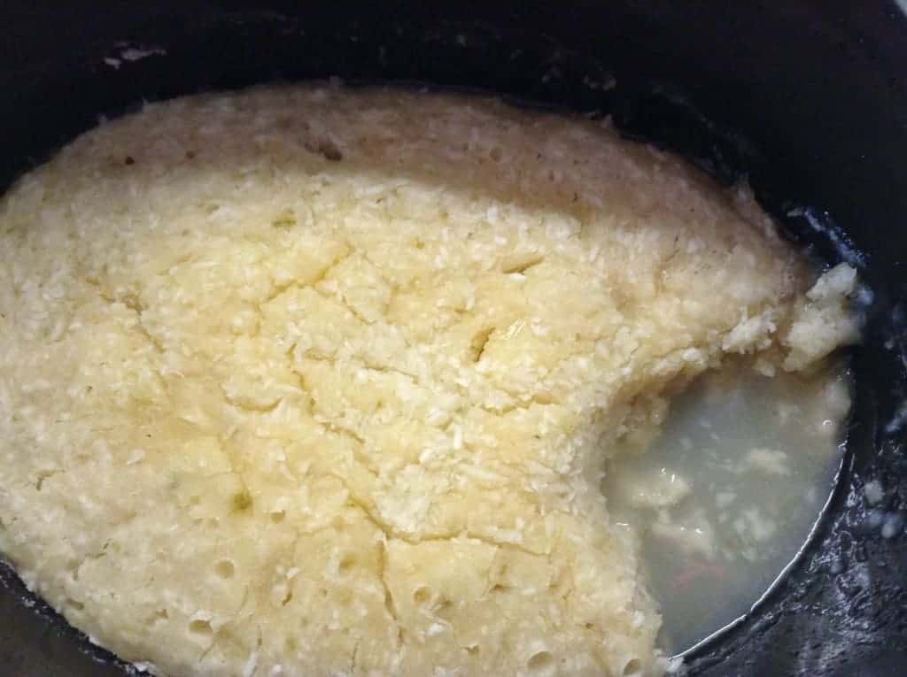 Slow Cooker Self-saucing Lime and Coconut Pudding