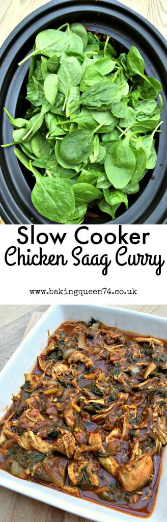 Slow Cooker Chicken Saag Curry