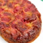 Slow cooker berry upside down cake recipe