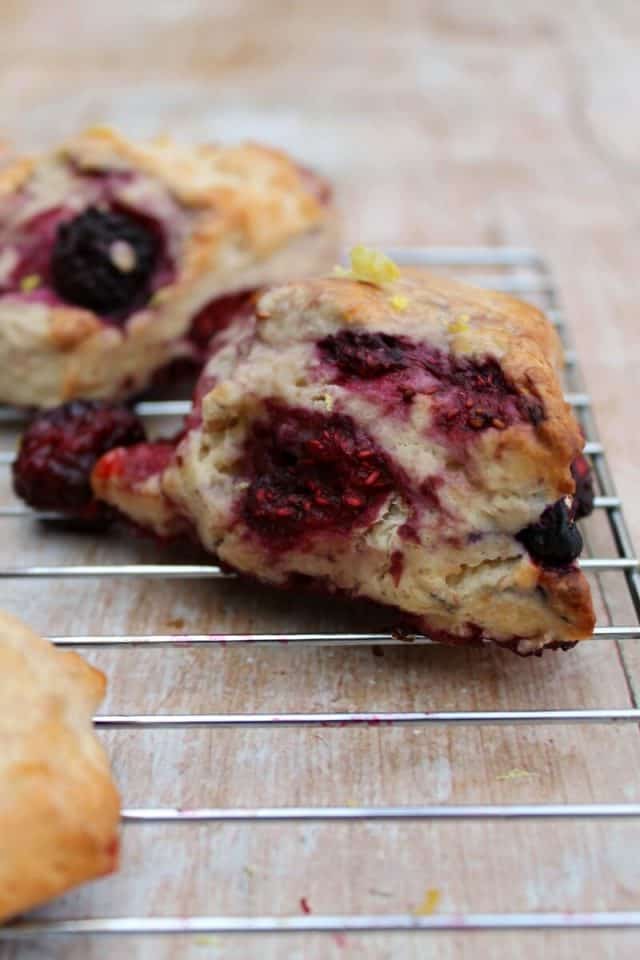 Lemon Berry Scones BakingQueen74