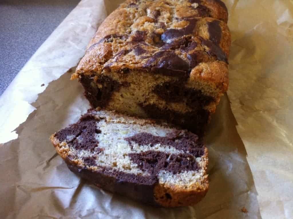 Marbled Chocolate Banana Bread