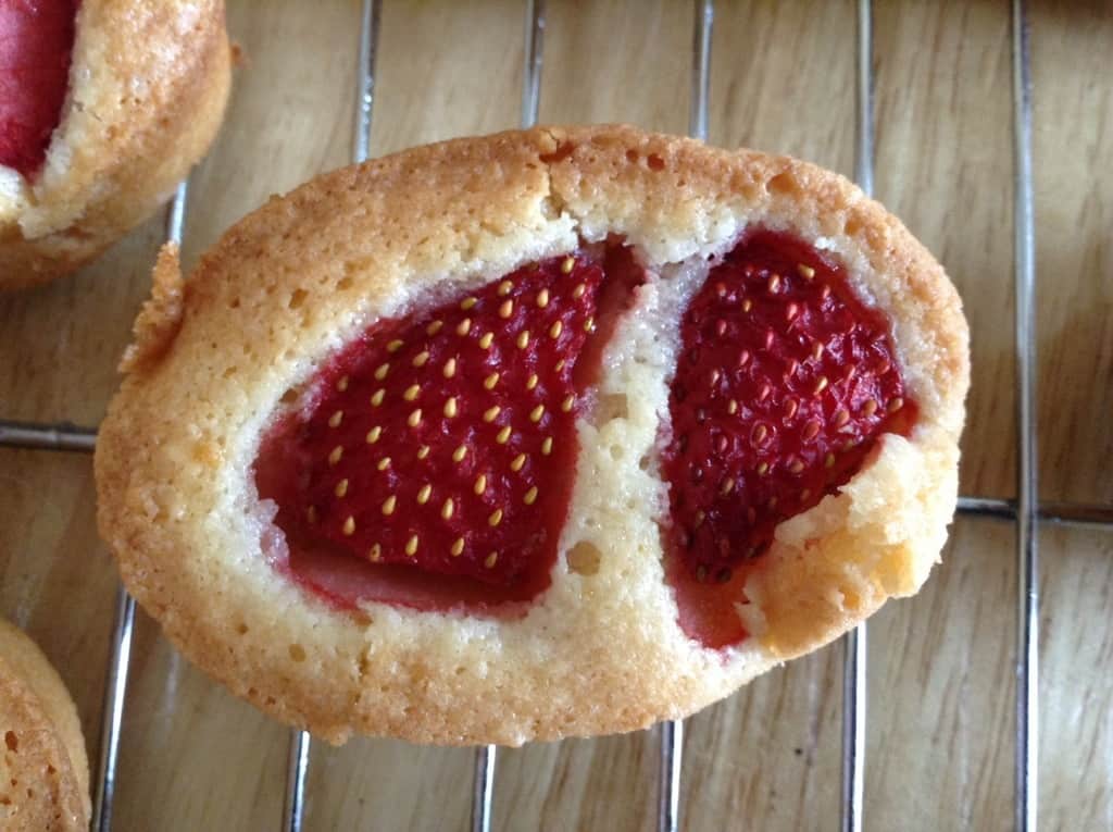 Strawberry and Lemon Friands