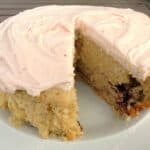 Slow cooker lemon and blackberry cake