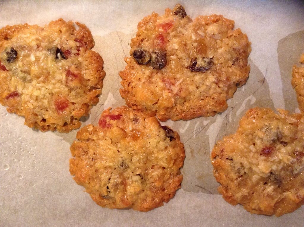 Fruity Coconut Florentines