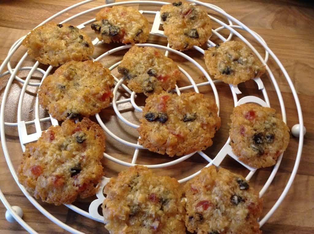 Fruity Coconut Florentines