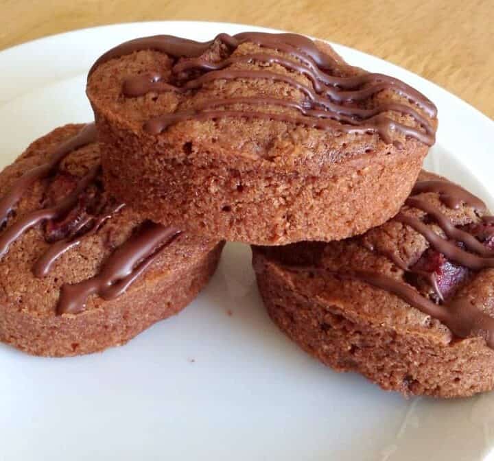 Black Forest Cherry Friands