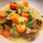 Slow cooker pork, leek and apple casserole - get the recipe on Bakingqueen74.co.uk