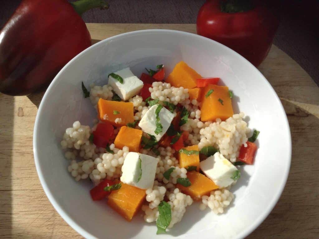 Butternut Squash and Feta Giant Couscous Salad BakingQueen74