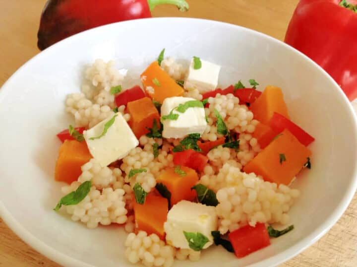 Butternut Squash and Feta Giant Couscous Salad BakingQueen74