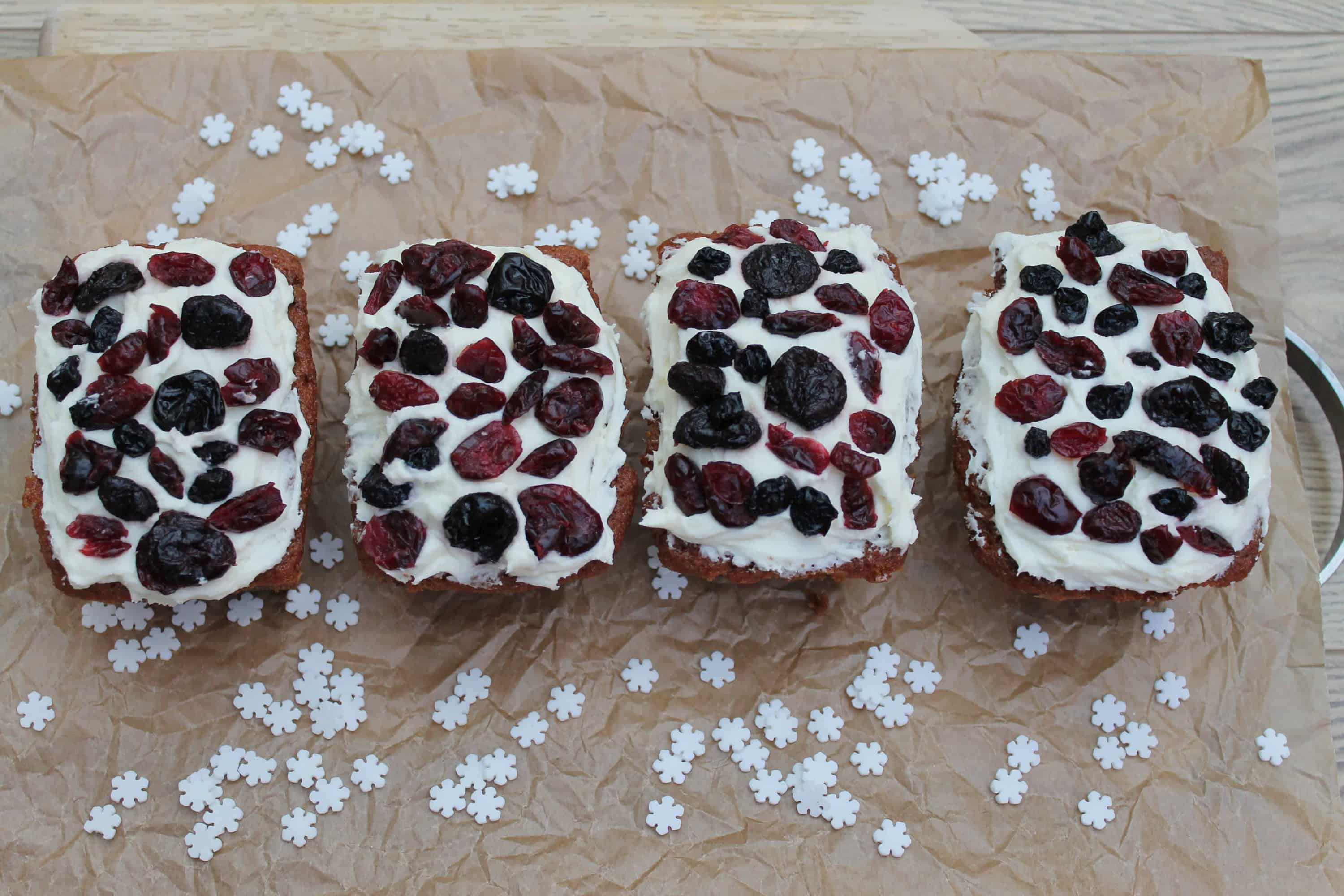 Mini Ginger and Berry Loaves