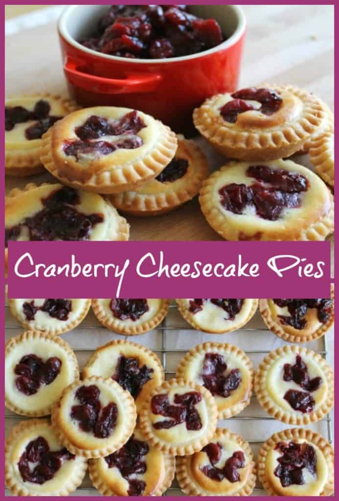 Cranberry Cheesecake Pies - a Mince Pie Alternative! - BakingQueen74