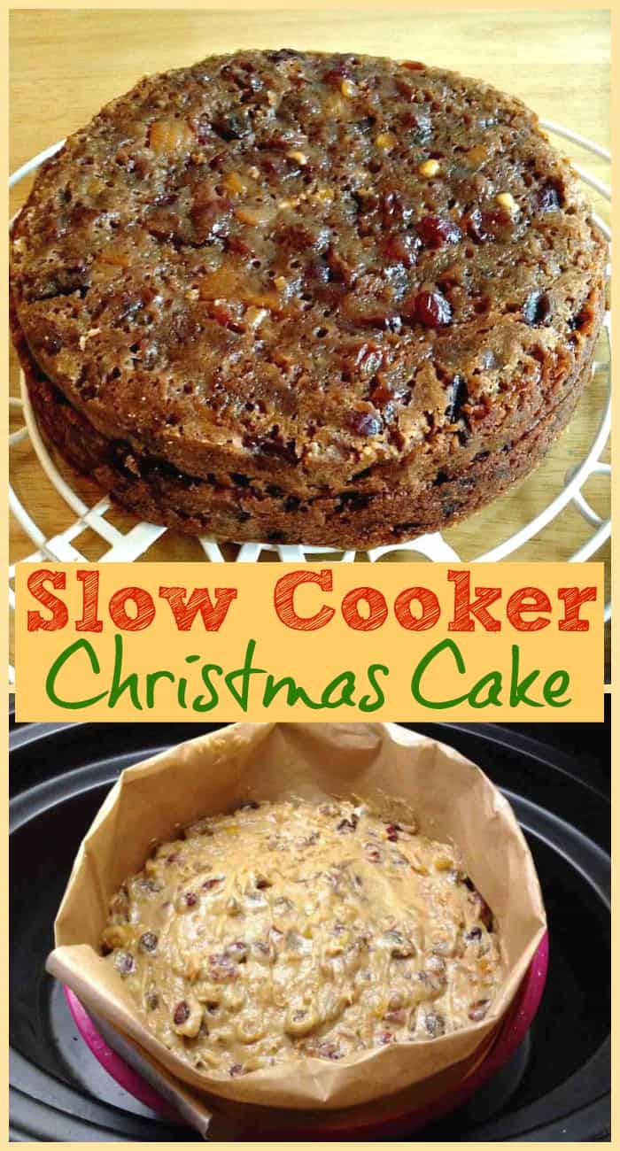 Slow Cooker Christmas Cake - BakingQueen74