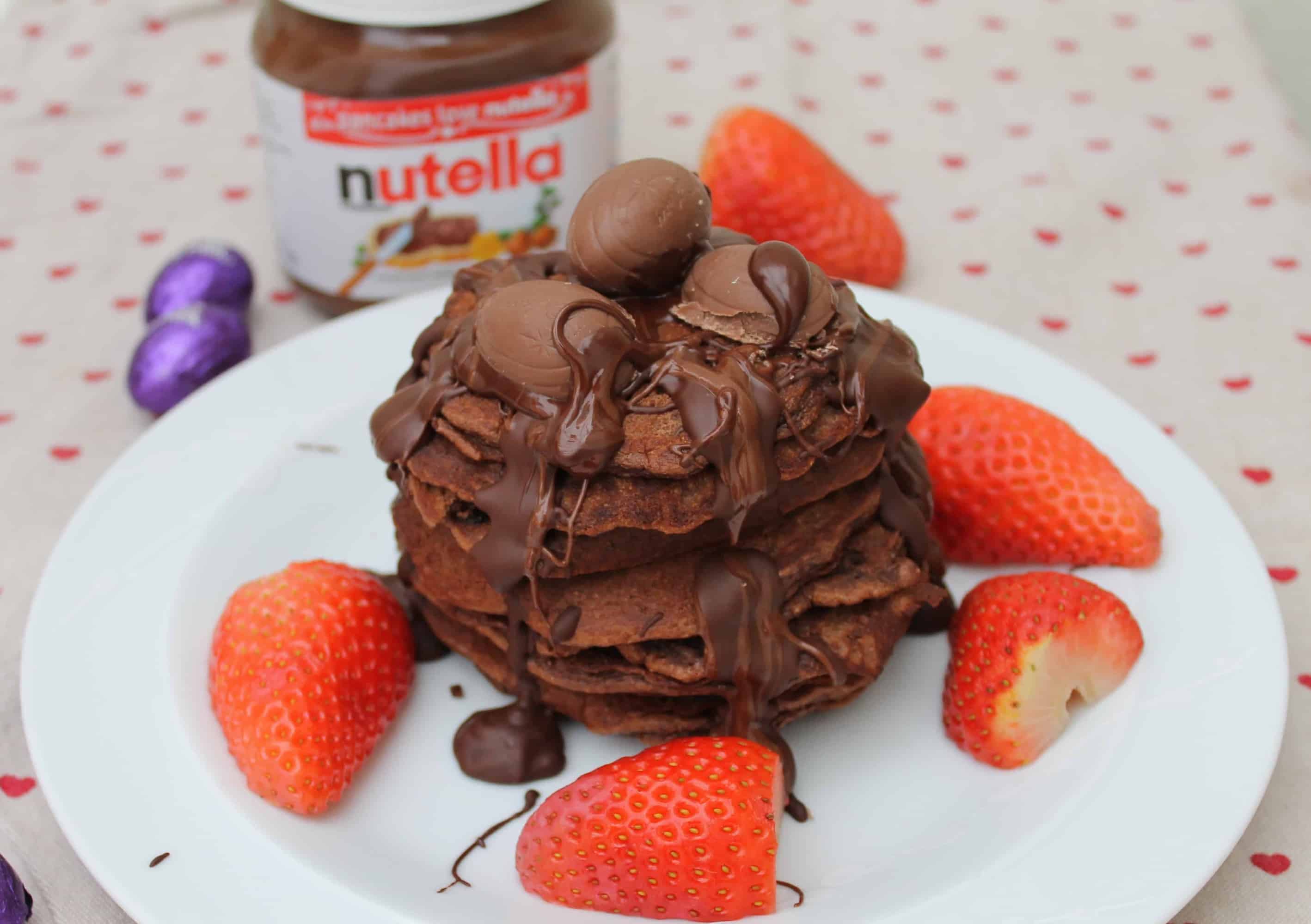 Nutella Spelt Pancakes