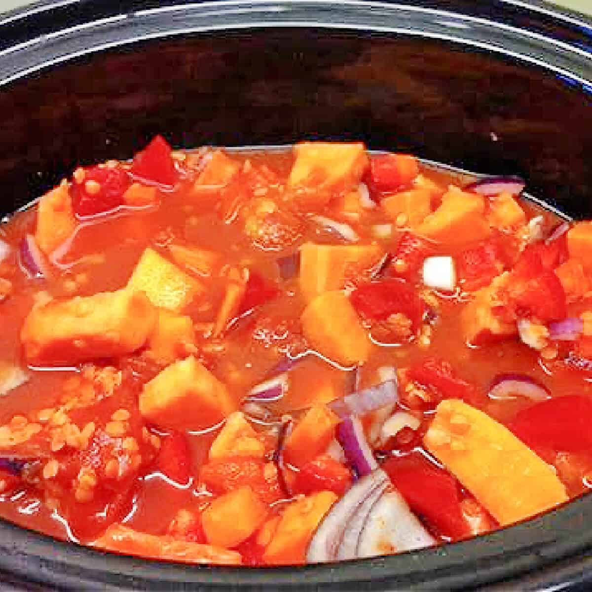 Slow Cooker Lentil Bolognese BakingQueen74