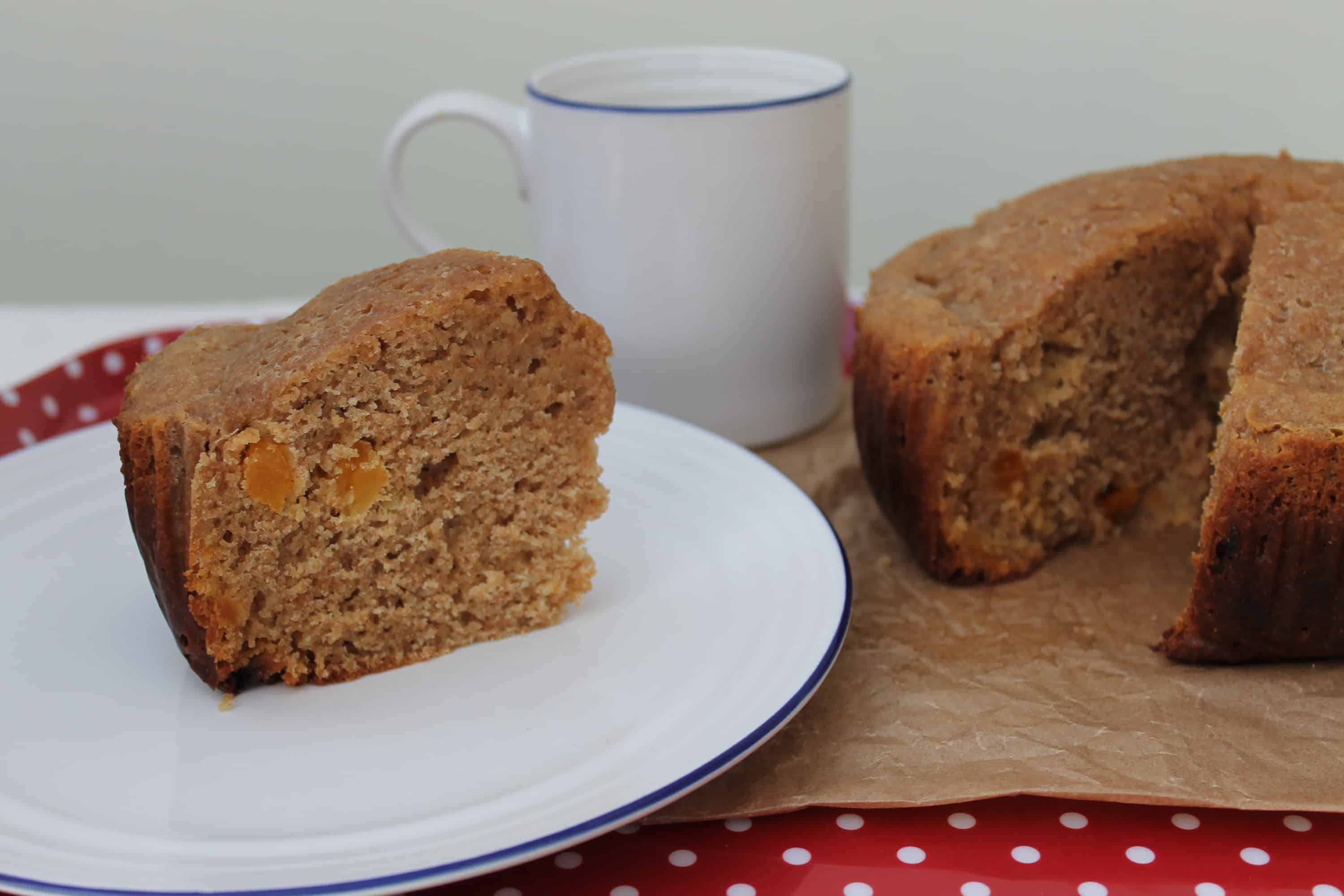 Slow Cooker Apricot Spelt Loaf Cake