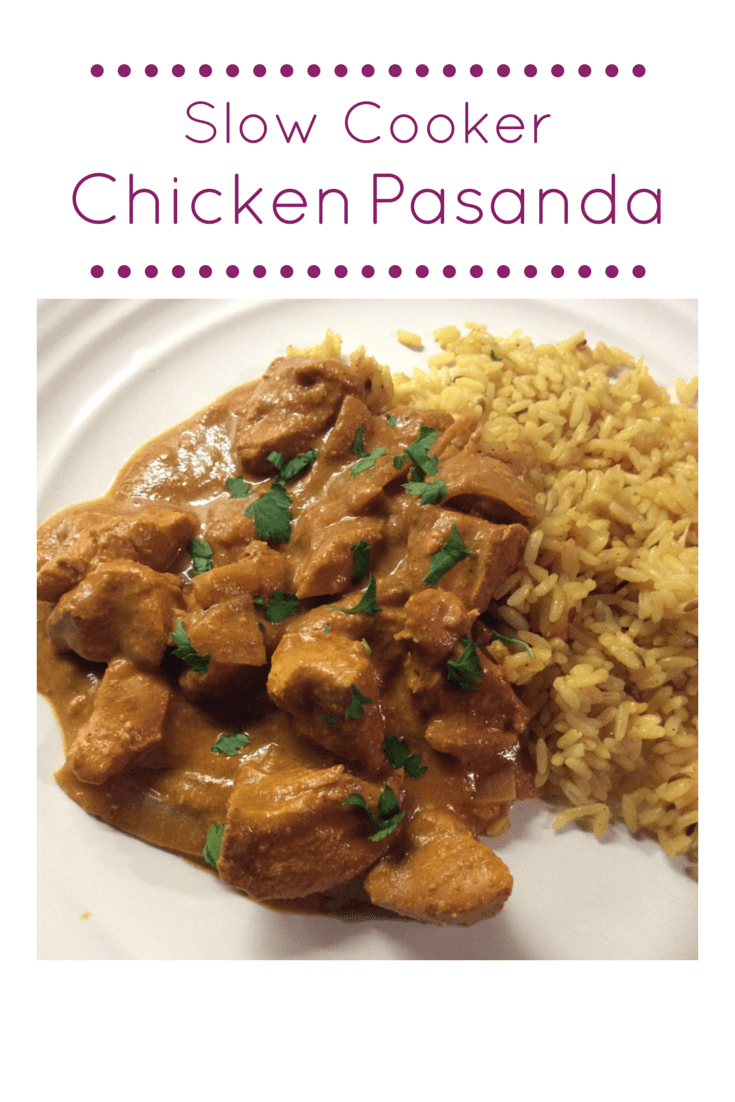 Slow Cooker Chicken Pasanda Curry - BakingQueen74