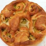 Marzipan and pistachio cardamom buns