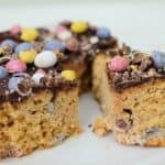 Mini Egg Chocolate-Covered Blondies