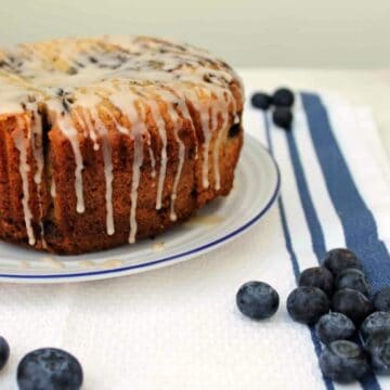 Slow Cooker Blueberry Madeira Cake