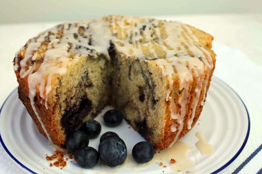 Slow Cooker Blueberry Madeira Cake