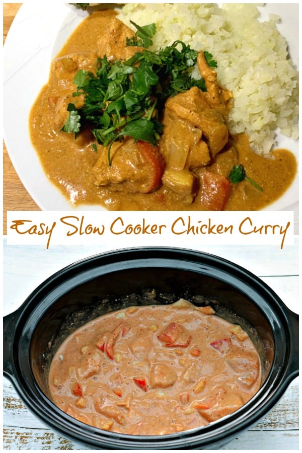 Slow Cooker Chicken Pasanda Curry - BakingQueen74