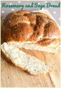 Rosemary and Sage Bread - BakingQueen74