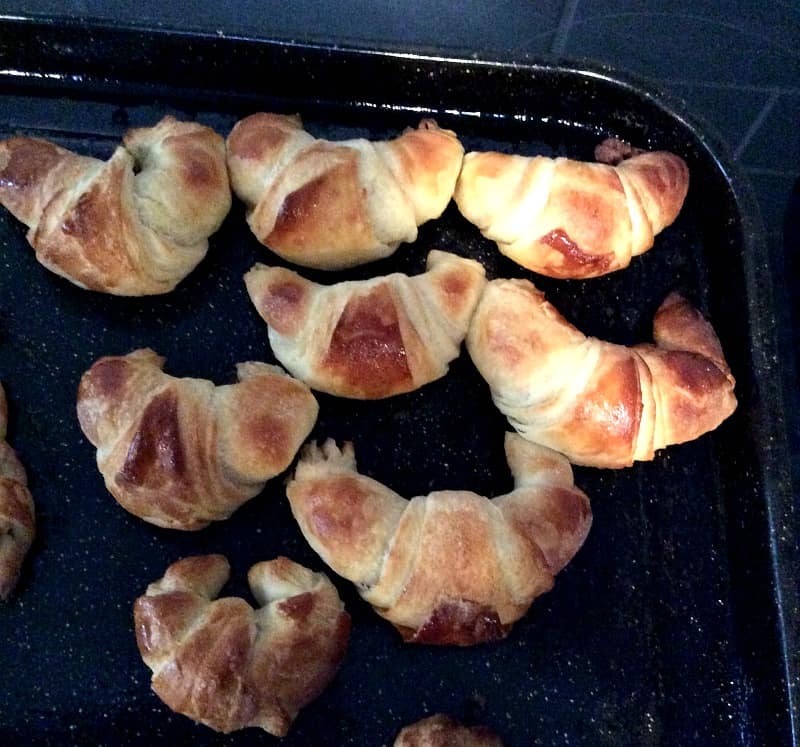 Making Croissants - my batch out of the oven