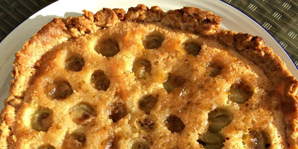 image of Gooseberry Frangipane Tart recipe by Baking Queen 74