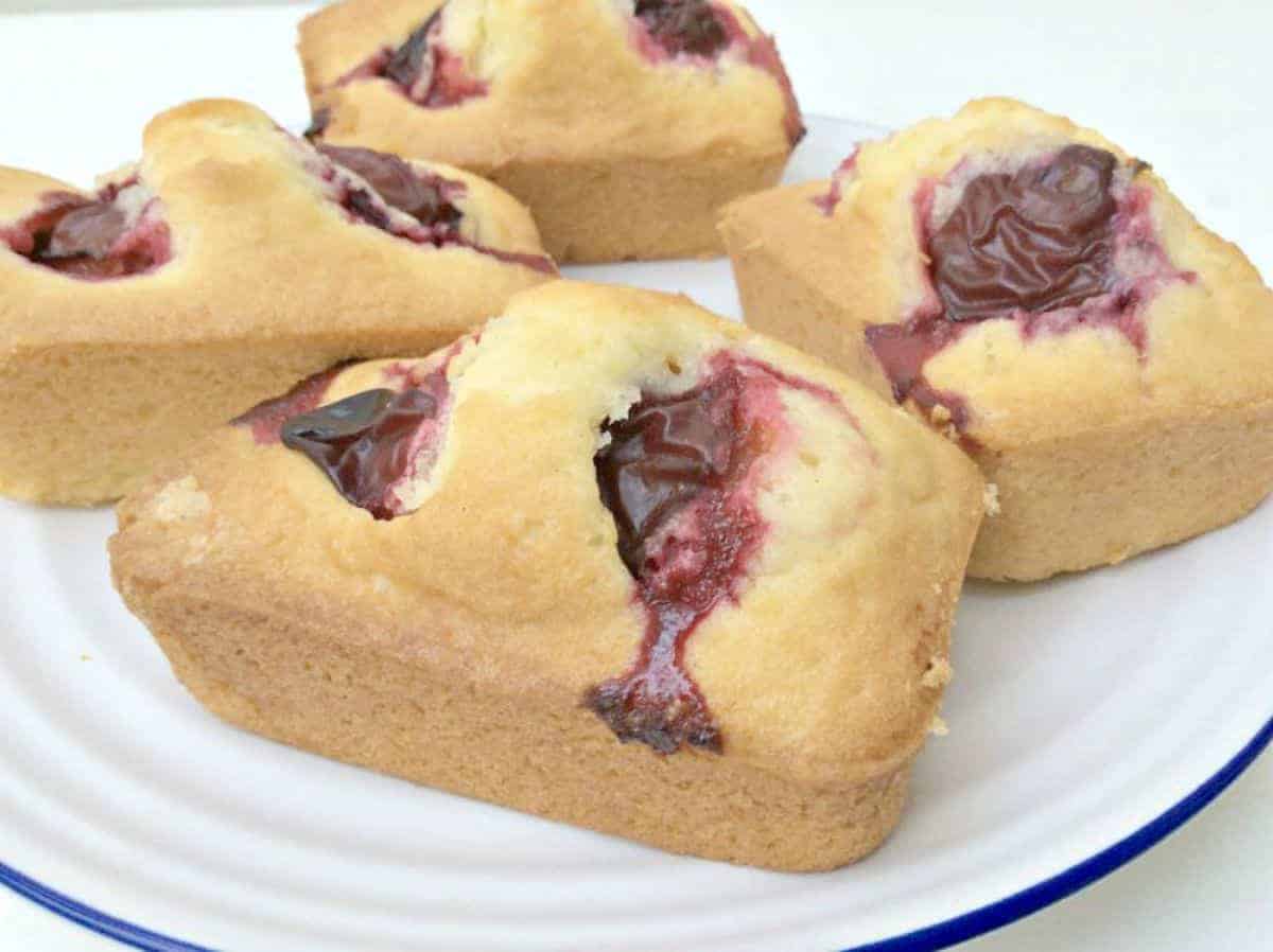 Mini Damson Madeira Loaves