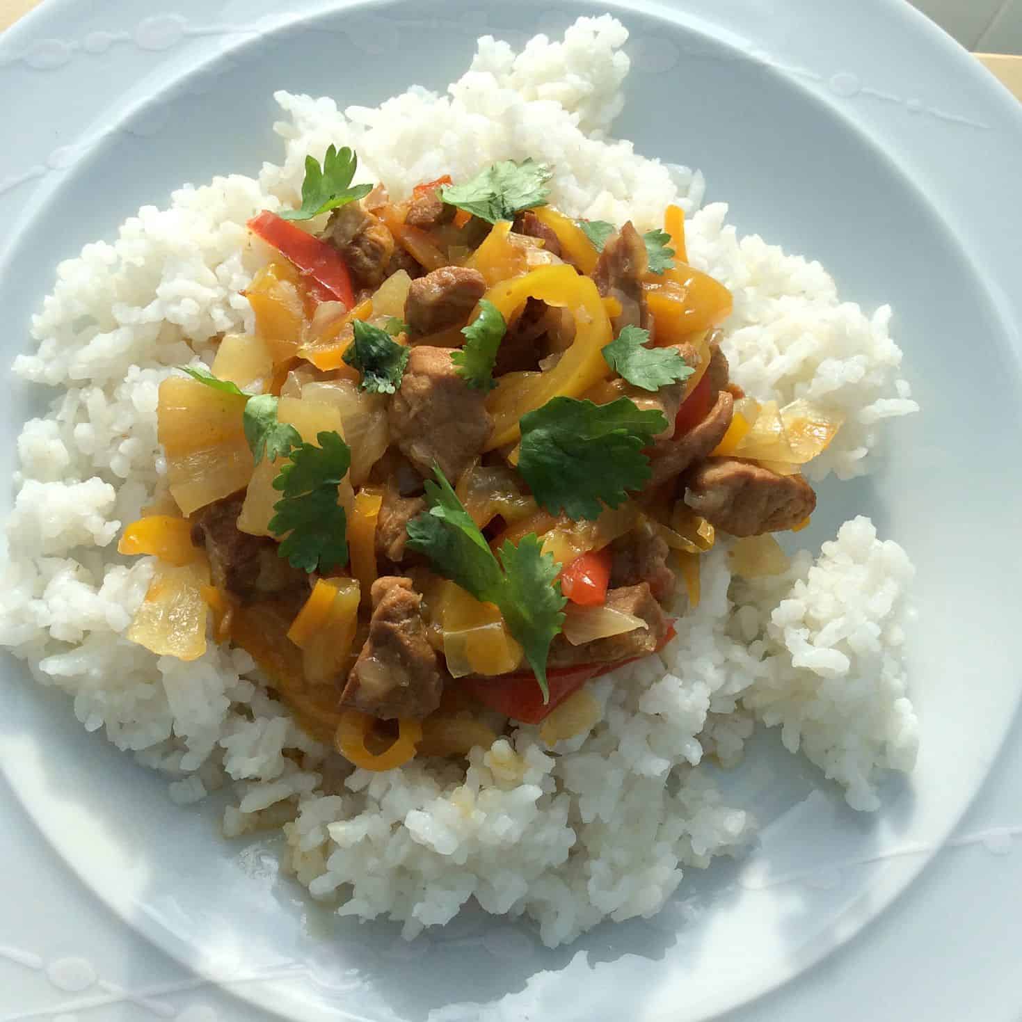 Slow cooker sweet and sour pork