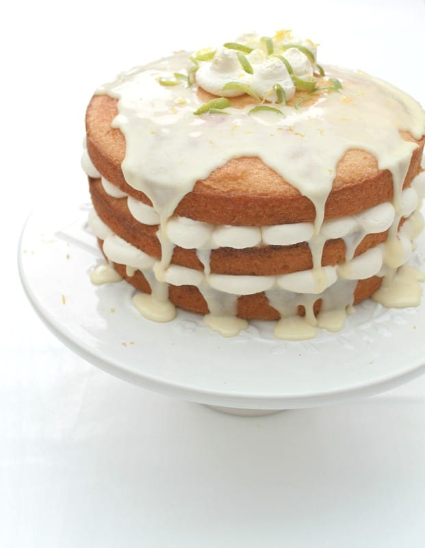 Luscious Lemon Lavender Cake - The Sugar Coated Cottage