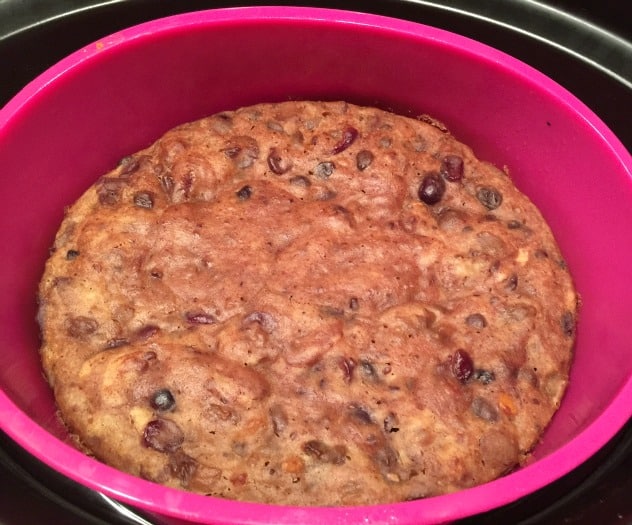 Slow Cooker Tea Loaf Cake with Cranberry and Ginger