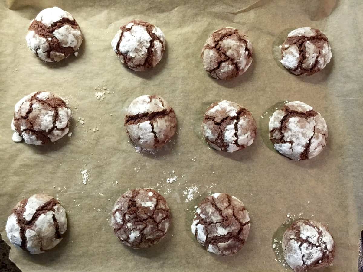 Chocolate Crinkle Cookies – Bloggers Cookie Swap