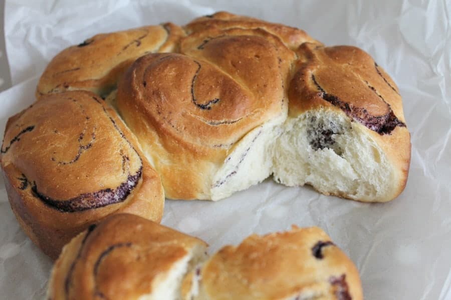 Blueberry Swirl Brioche