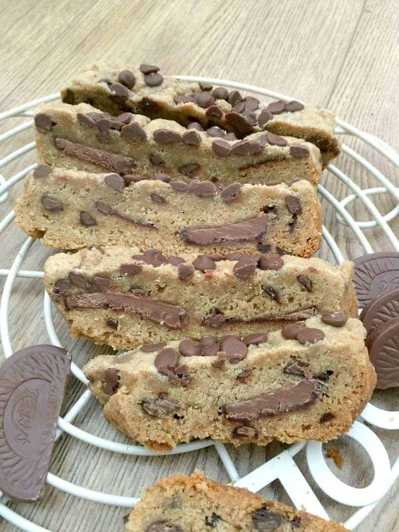 Slow cooker chocolate orange stuffed cookie