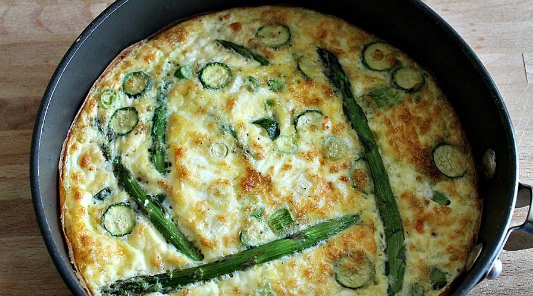 Spring Vegetable Frittata from Hungry Healthy Happy by Dannii Martin