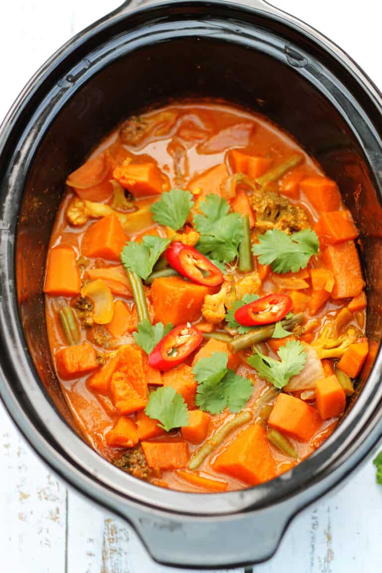 Slow Cooker Vegetable Curry BakingQueen74