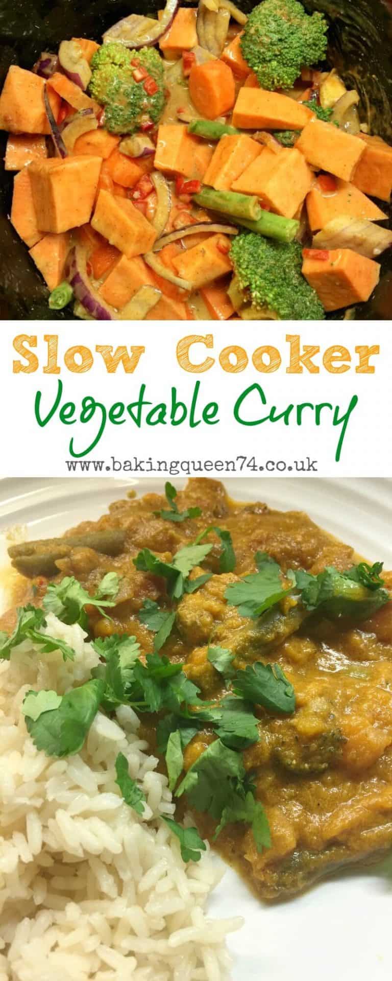 Slow Cooker Vegetable Curry BakingQueen74