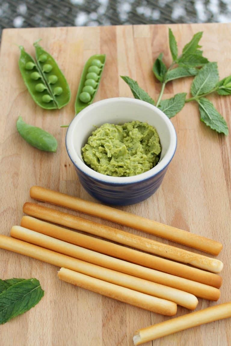 Broad Bean Hummus with Pea and Mint BakingQueen74