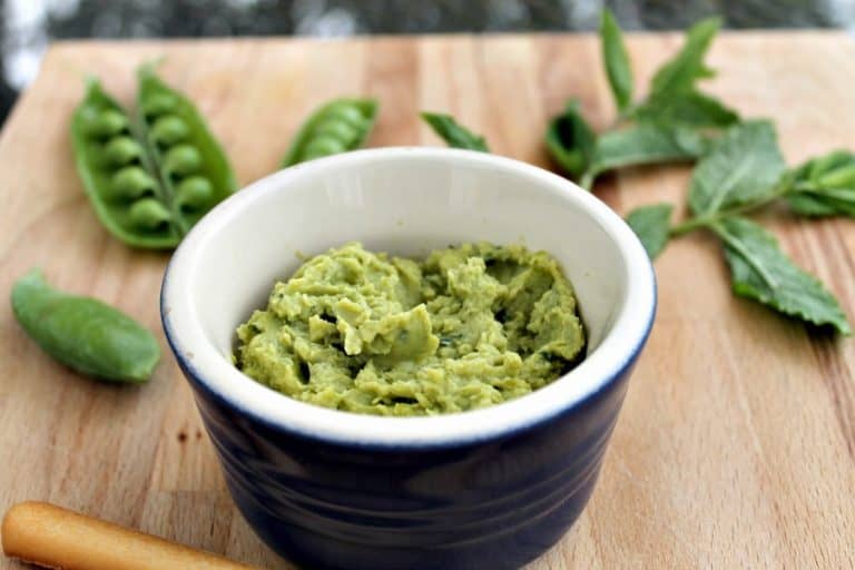 Broad Bean Hummus with Pea and Mint BakingQueen74
