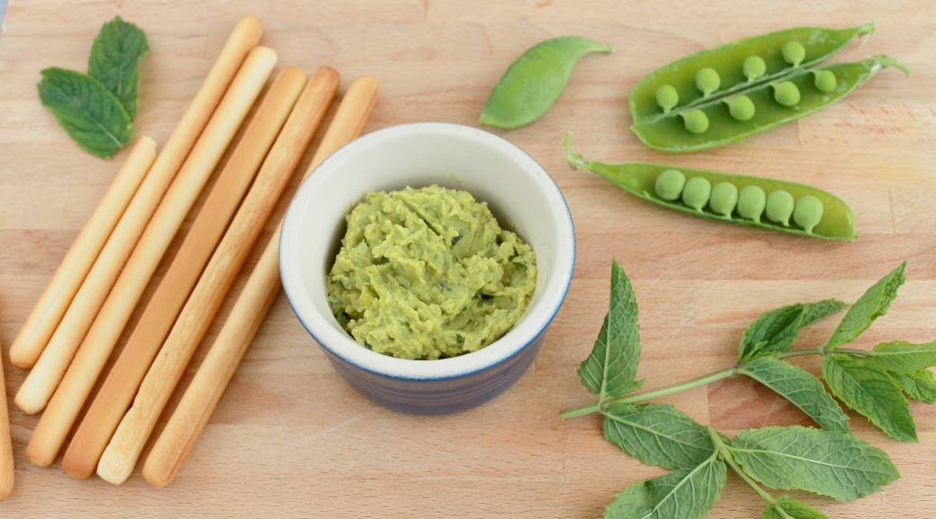 Broad Bean, Pea and Mint Hummus