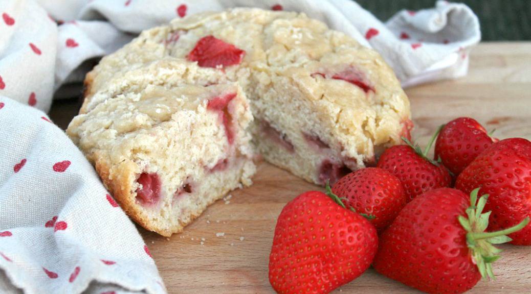 Slow Cooker Strawberry Scone