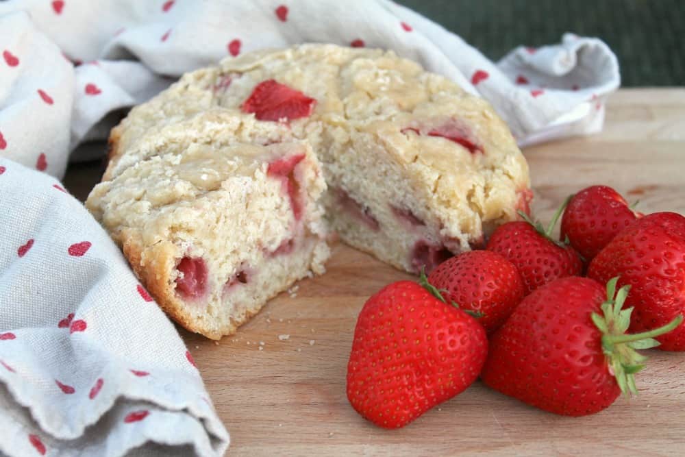 Slow Cooker Strawberry Scone