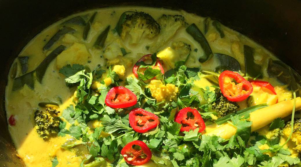 Slow Cooker Coconut Fish Curry